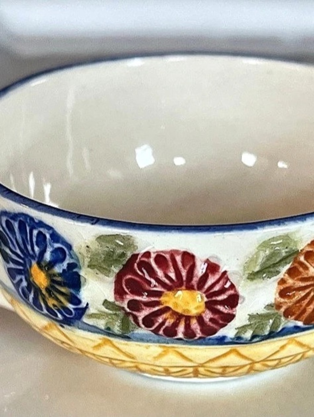 Vintage Floral Ceramic Tea Cup Japan